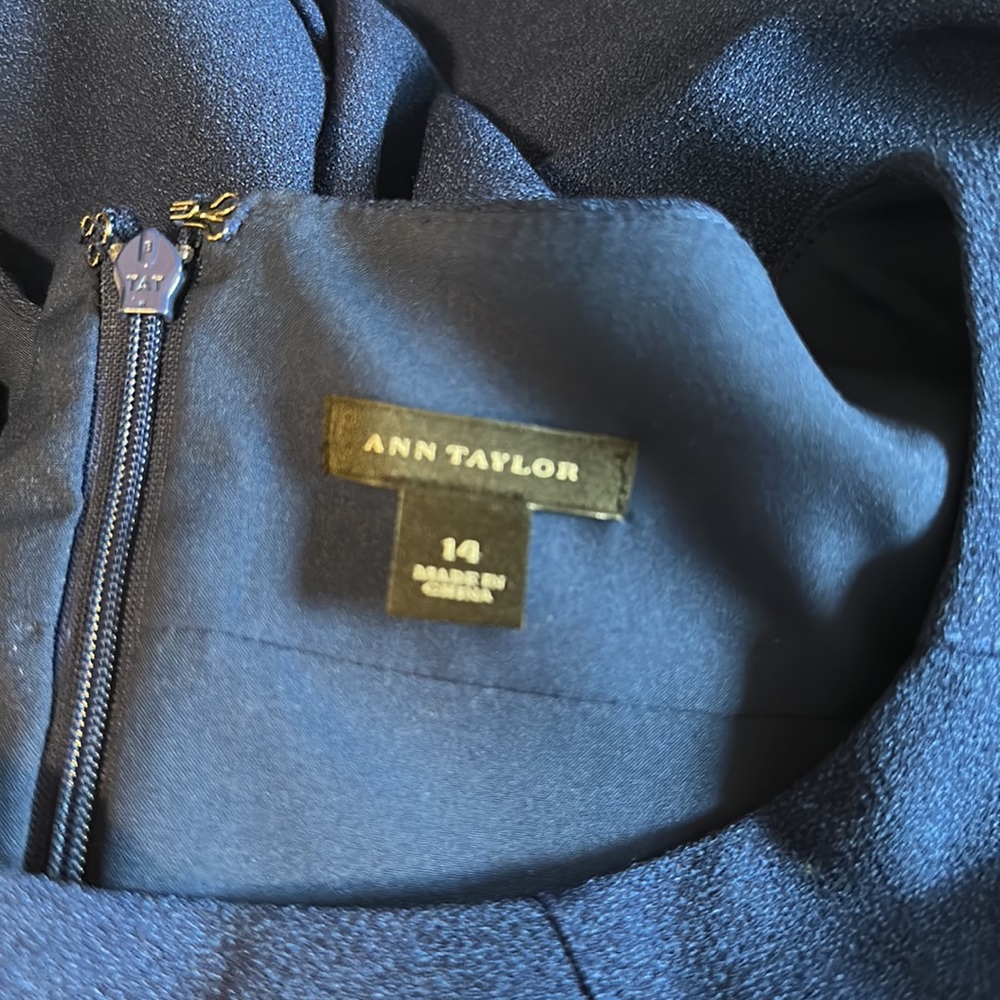 Ann Taylor Blue Midi Dress - Picture 5 of 5